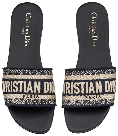 dior flat sandals|christian Dior summer sandals.